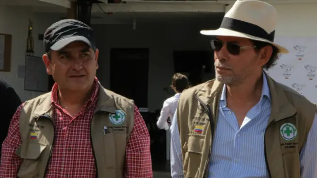 Rafael Colón y Pastor Alape