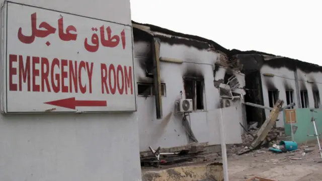 Hospital de Médicos in Fronteras en Kunduz.