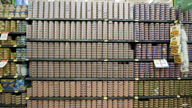 Latas de atun en México