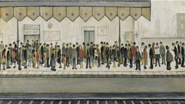 بيعت لوحة أل أس لوري "رصيف السكة الحديد" بمبلغ 2.5 مليون دولار