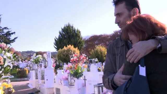 Katerina Kitsiou y su hermano Kostas