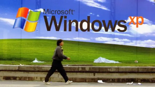 2014年4月8日，微软终止了对广受欢迎的Windows XP操作系统的技术支持(图片来源：Getty Images)