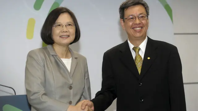 蔡英文与陈建仁