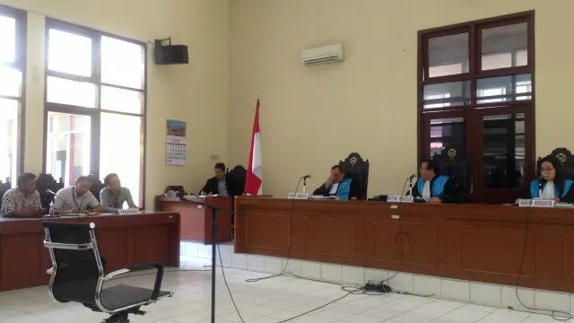 Proses sidang gugatan reklamasi yang berlangsung di PTUN Jakarta.
