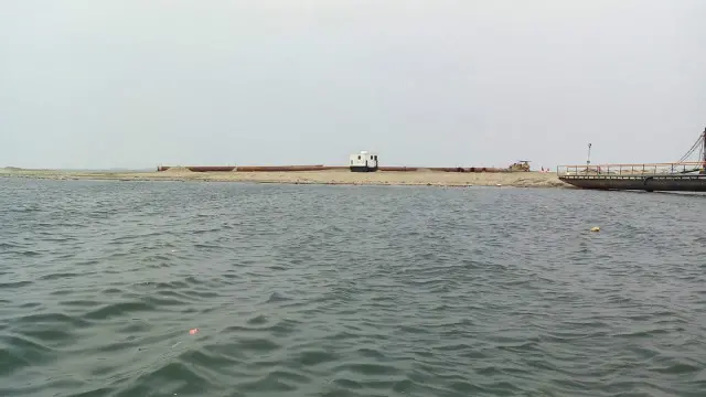 Salah-satu proyek reklamasi di Teluk Jakarta.