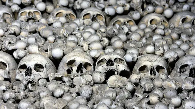 Бренные останки жертв "черной смерти"