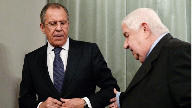 Министры иностранных дел Сирии и России
