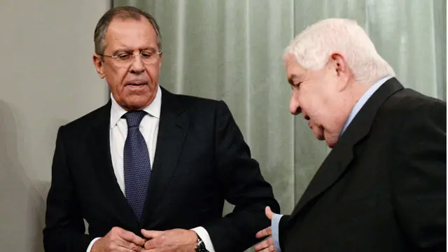 Министры иностранных дел Сирии и России