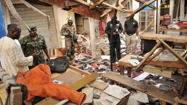 本月中旬發生在尼日尼亞卡諾的自殺爆炸同樣造成多人死傷，這一地區已成為襲擊事件高發區域。（資料圖片）