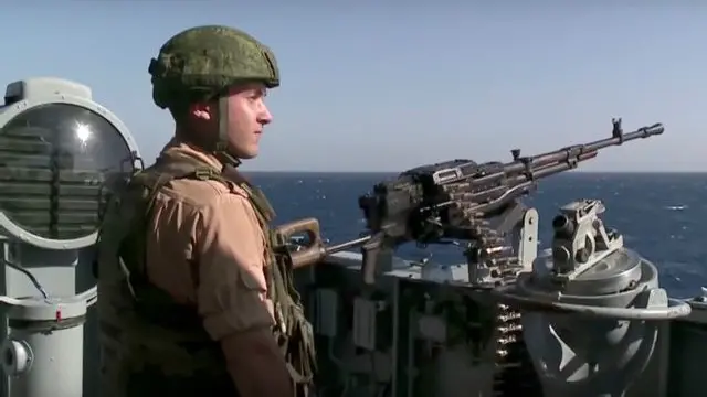 د سوریې سمندرغاړو سیمو ته د 'موسکاوا' په نامه روسي جنګي توغندي استول شوي