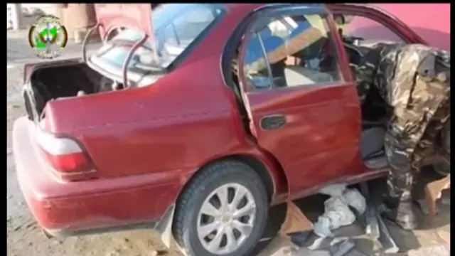 ملي امنيت وايي دوه کسان يې نيولي چې غوښتل يې د يوه کرولا ډوله موټر پر مټ په ښار کې چاودنه وکړي