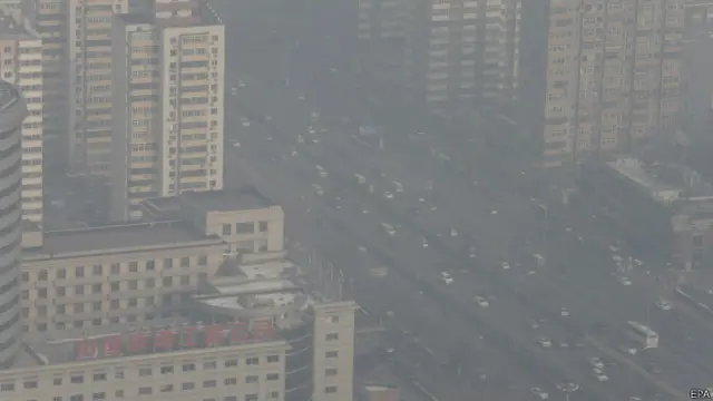 बीजिंग में प्रदूषण