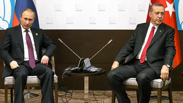 Владимир Путин и Реджеп Эрдоган 