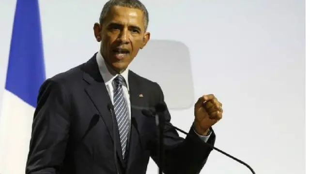 أوباما يحذر التغير المناخي قد يؤدي إلى وجود "دول تغمرها المياه ومدن مهجورة وحقول لم تعد تنبت"