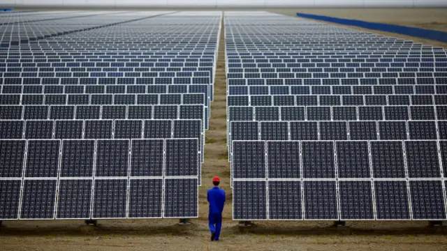 Planta solar en China