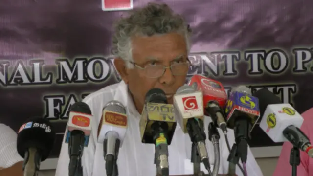 හම්බන්තොට දිස්ත්‍රික්කයේ ඒකාබද්ධ ගොවි සංවිධානයේ සභාපති ජේ .ආර් .ඩි .සිරිපාල