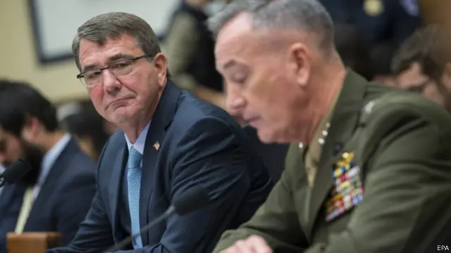 周二卡特在美国国会众议院武装部队委员会讲话时没有说派出部队的人数。