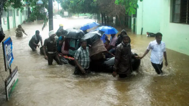 चेन्नई में बारिश