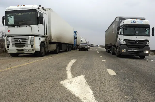 Грузовики дальнобойщиков