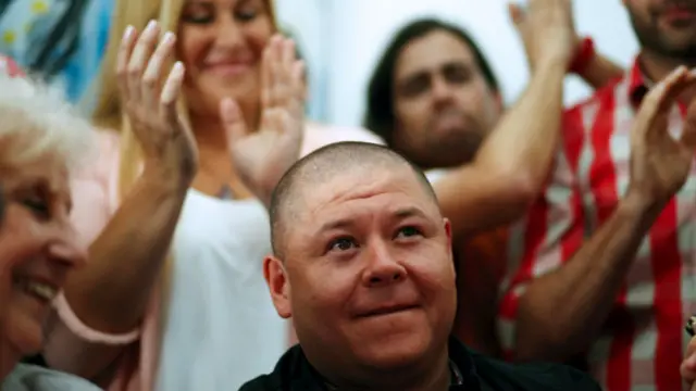 Mario Bravo y las Abuelas de Plaza de Mayo