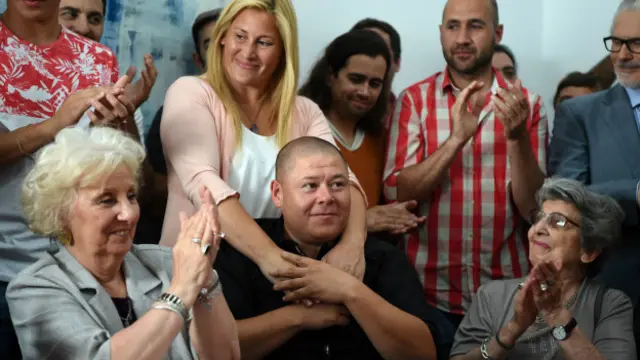 Mario Bravo y las Abuelas de la Plaza de Mayo