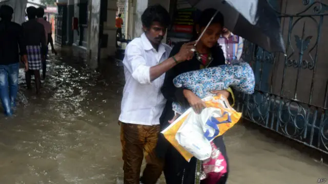 चेन्नई में बारिश