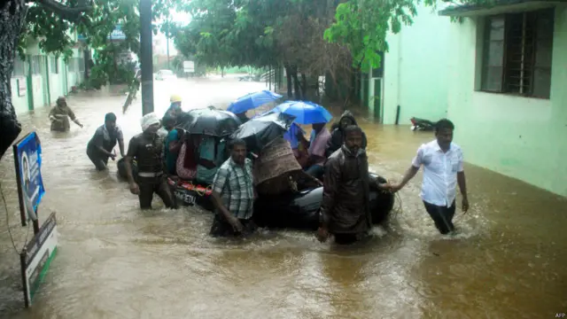 Banjir di Chennai, India