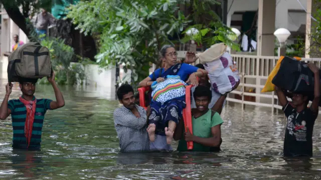Banjir di Chennai, India