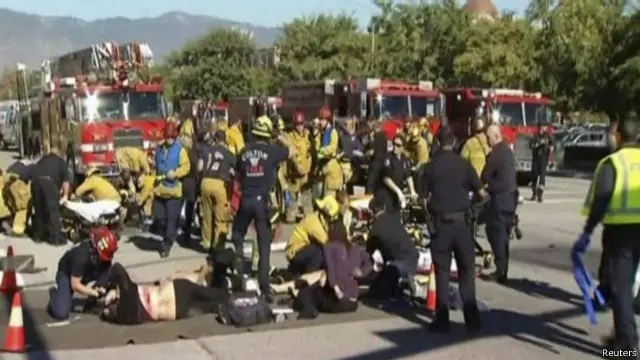 在洛杉矶附近发生的枪击事件导致多人死伤