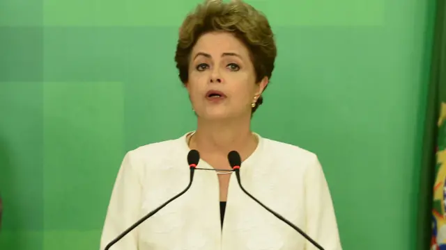 羅塞夫在總統府發表全國電視講話（2/12/2015）