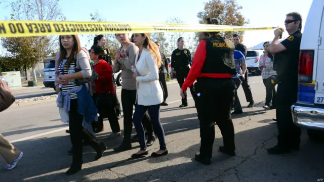 بدھ کو امریکہ کی ریاست کیلیفورنیا میں معذور افراد کے سوشل سینٹر ’ان لینڈ ریجنل سینٹر‘ پر تین مشتبہ افراد نے حملہ کیا اور فائرنگ کیگ جس کے نتیجے میں 14 افراد ہلاک ہوئے۔