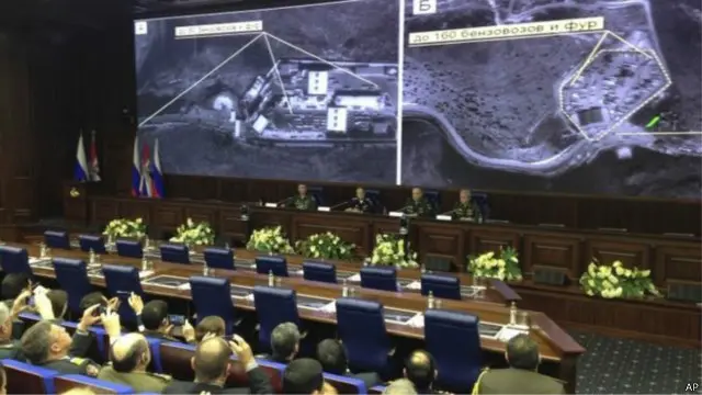 Jumpa pers kementrian pertahanan Rusia