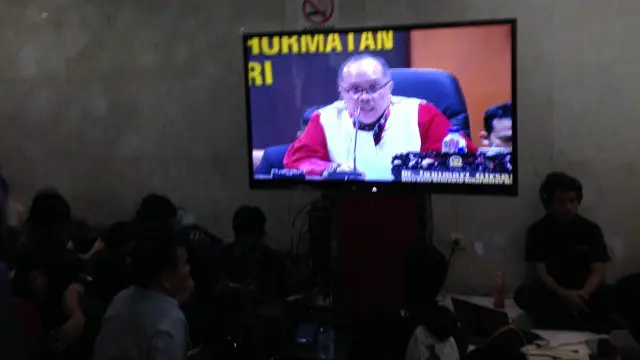 Anggota MKD Junimart Girsang dalam sidang kode etik.