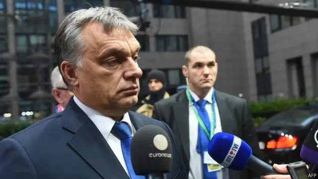 匈牙利總理奧班·維克多強烈反對歐盟強制分配難民的計劃