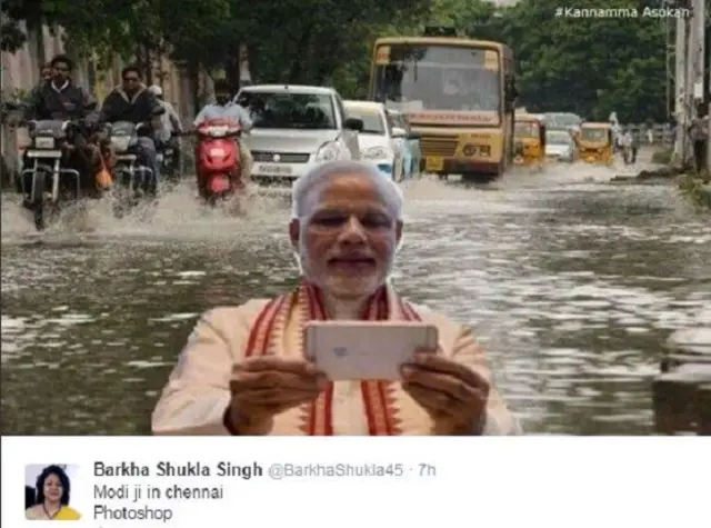 चेन्नई में मोदी