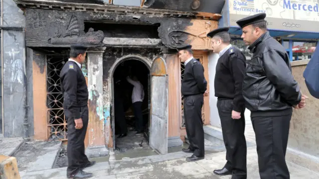 Пожар в Каире