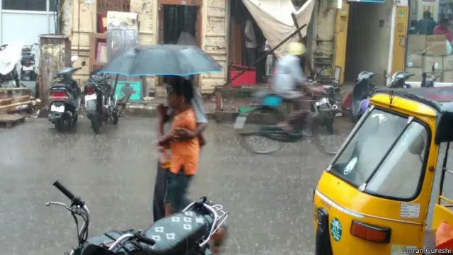 चेन्नई में बारिश