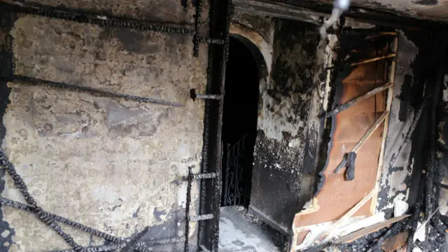 Сгоревший ресторан