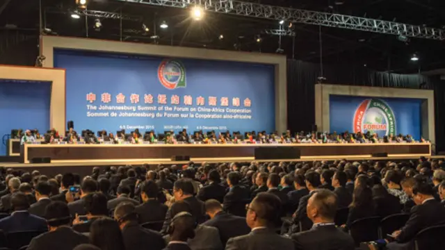 نشست رهبران چین و آفریقا در ژوهانسبورگ برگزار شده است