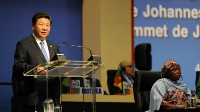 شی گفته است چین در صدد گسترش روابط با آفریقا و کمک به توسعه اقتصادی کشورهای این قاره است