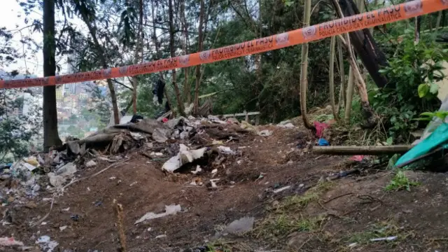 Alrededores del cambuche de Valencia