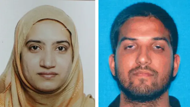 تاشفین ملک اور سید فاروق حملے کے بعد پولیس کے ہاتھوں مارے گئے