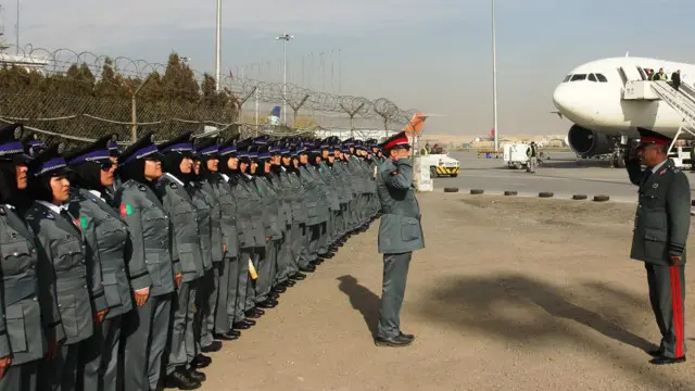 از ۱۵۰ هزار نیروهای پلیس این کشور ۳۳۲۰ نفر را زنان تشکیل می‌دهند