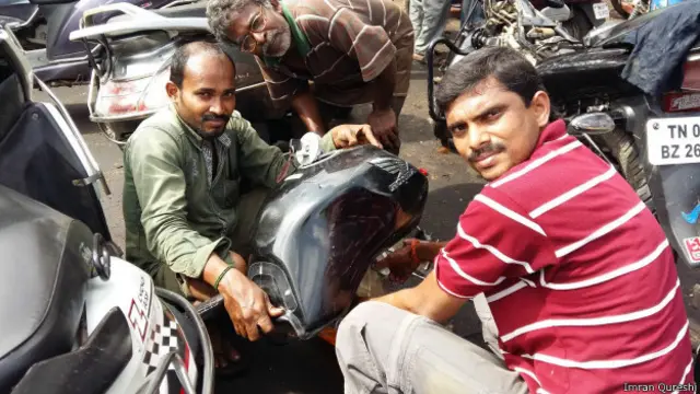 चेन्नई में बाढ़ के बाद के हालात