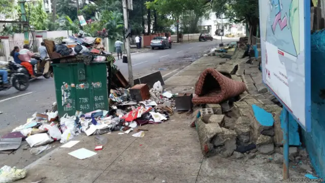 चेन्नई में बाढ़ के बाद के हालात