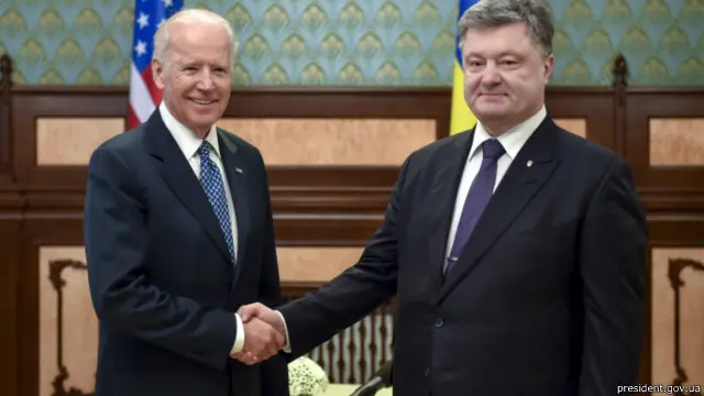 Порошенко и Байден
