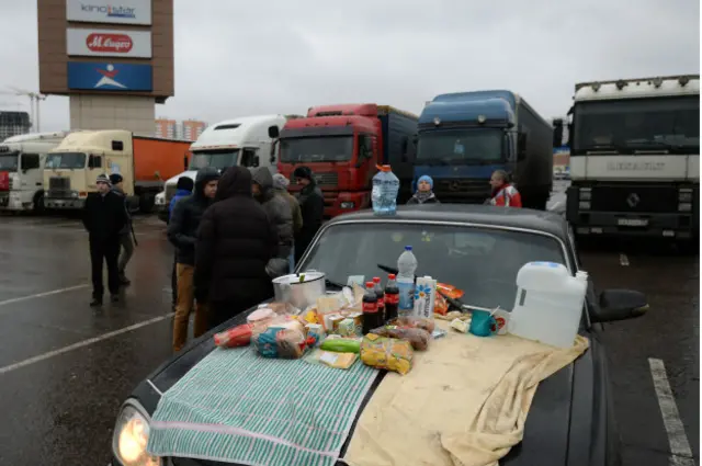 Химкинский лагерь дальнобойщиков