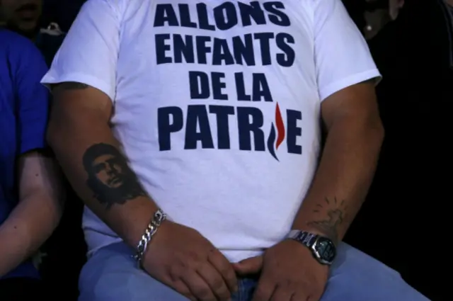 Сторонник Национального фронта во Франции