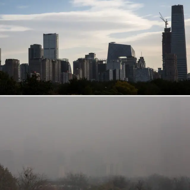 Contaminación en Pakín, China