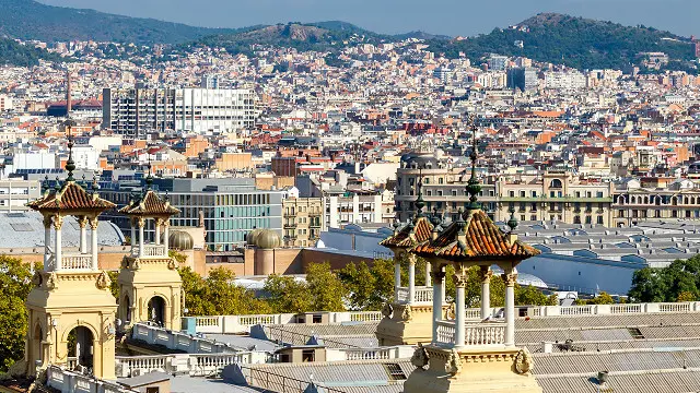 Вид на Барселону 